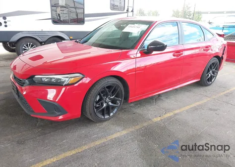 2024 Honda Civic Sport z USA, uszkodzony, nr VIN 2HGFE2F55RH587459